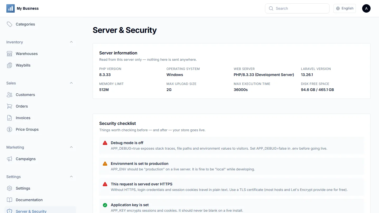 Server & Security
